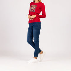 LUMA - NŐI 100% PAMUT HOSSZÚ UJJÚ PÓLÓ