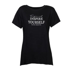 NŐI RÖVID UJJÚ PAMUT PÓLÓ MINTÁVAL - INSPIRA