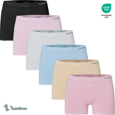 BAMBOOSOFT™ – VARRÁS NÉLKÜLI BAMBUSZ ALSÓNEMŰ 6 AZ 1-BEN (6 DARABOS SZETT) - 891 Ft ÁR DARAB