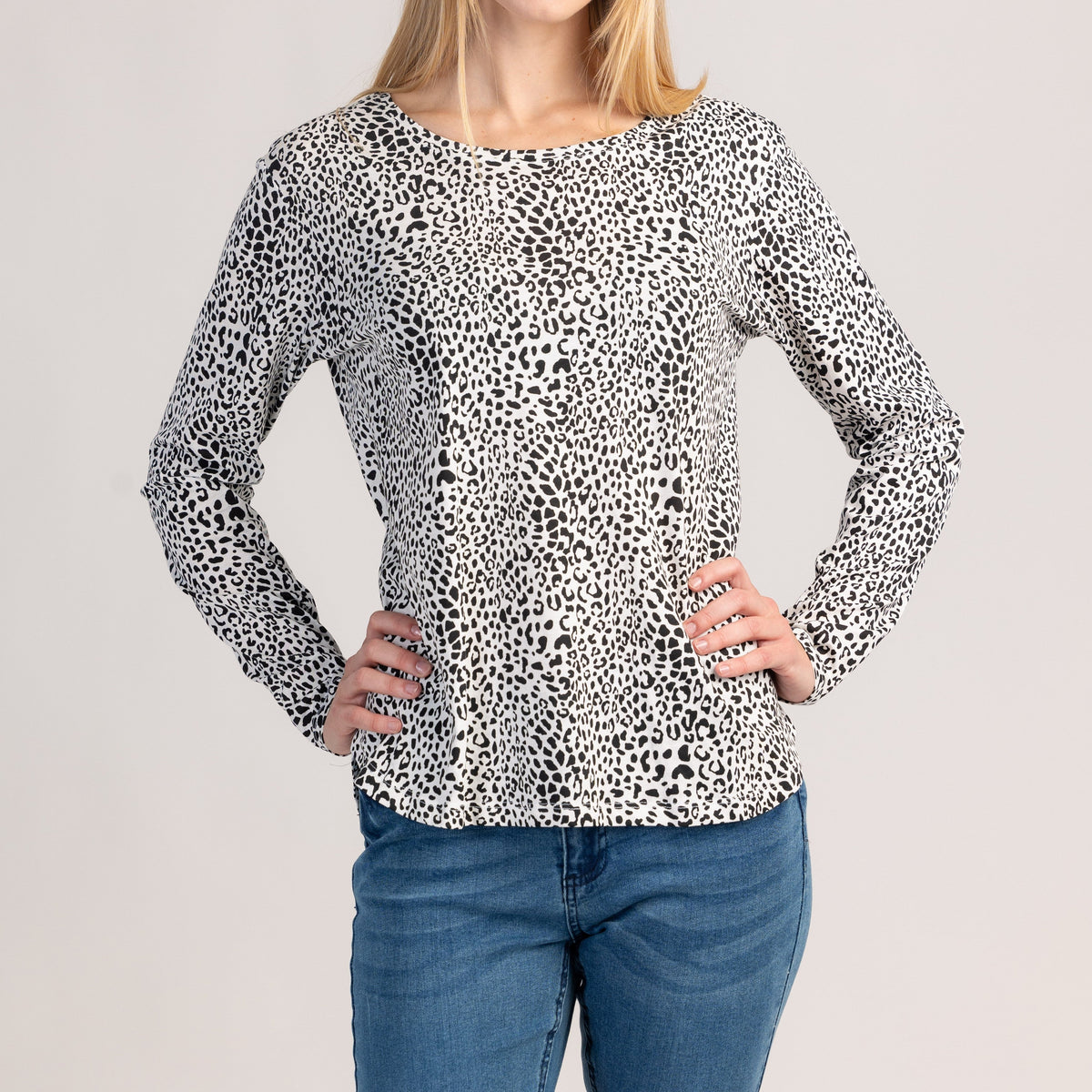 VIVA  - NŐI 100% PAMUT HOSSZÚ UJJÚ PÓLÓ