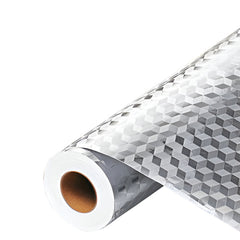 GLOSSHIELD™ - Zsírálló alumínium konyhai öntapadós fólia, 61 × 300 cm