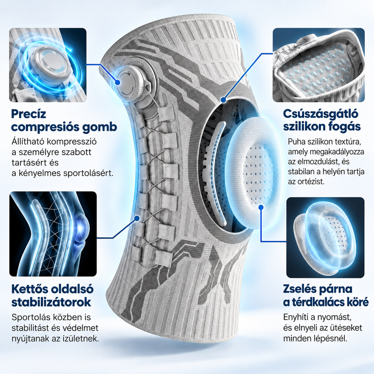 KneeFlex™ – állítható térdtámasz