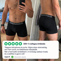 COTTONCORE™ – PAMUT FÉRFI BOXERALSÓ 4+1 AJÁNDÉK - 958 Ft ÁR DARAB