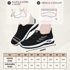 STYLESTEP - KÉNYELMES NŐI EDZŐCIPŐK