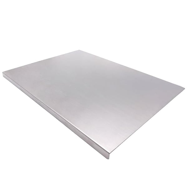 STEELVA™ - Rozsdamentes acél vágódeszka 30×30 cm, csúszásmentes szilikon talppal