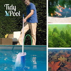TIDYPOOL™ - VÍZ ALATTI PORSZÍVÓ A MEDENCÉK TISZTÍTÁSÁHOZ