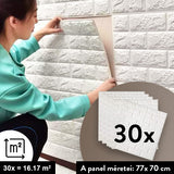 BRICKWALL® – 3D ÖNTAPADÓS TAPÉTA (77 cm x 70 cm)