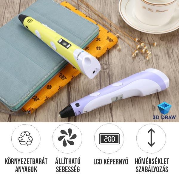 3DDRAW® - TOLL A 3D ALAKZATOK RAJZOLÁSÁHOZ