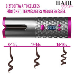 HAIRGLAM™: VEZETÉK NÉLKÜLI HAJGÖNDÖRÍTŐ